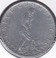 1965 YILI 2.5 LİRA ( TERS )