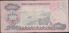 6.Emisyon 2.Tertip 1000 Lira E07 122401 Temiz +