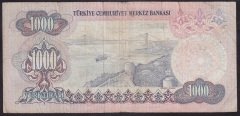 6.EMİSYON 1.TERTİP 1000 LİRA A76 257990 TEMİZ