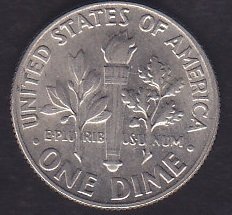 AMERİKA 1 DIME 1968 D