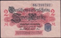 Almanya 2 Mark 1914 Çok Temiz+