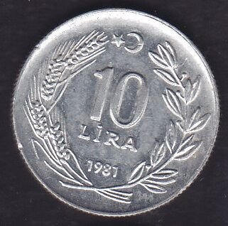 1981 Yılı 10 Lira