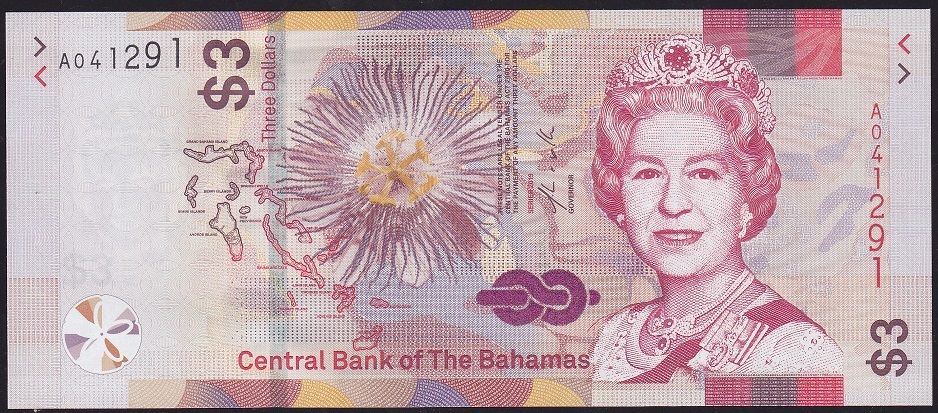 Bahama 3 Dolar 2019 Çil