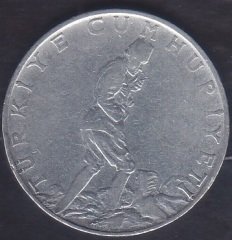 1962 YILI 2.5 LİRA ( DÜZ )