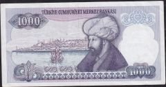 7.Emisyon 2.Tertip 1000 Lira H25 523855 Çok Temiz+