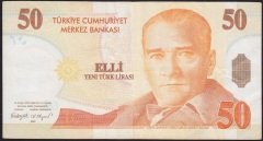 8.Emisyon 50 YTL A88 902058 Çok Temiz +