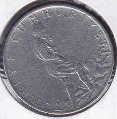 1965 Yılı 2.5 Lira Düz