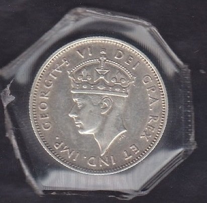 KIBRIS 9 PİASTER 1940 GÜMÜŞ