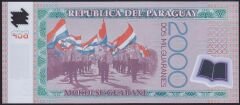 Paraguay 2000 Guaranies 2011 Çil Pick 228c Polimer ( 666 )