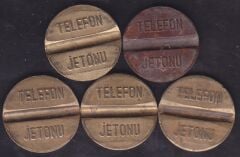PTT Jetonu 5 Adet Küçük Boy
