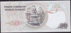 6.Emisyon 1.Tertip 50 Lira H75 746411 Çil