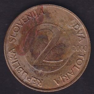 Slovenya 2 Tolarja 2000