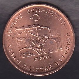 1972 YILI 10 KURUŞ  FAO ÇİLALTI ÇİL