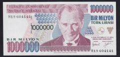 7.EMİSYON 2.TERTİP 1 000 000 LİRA H19 604141 ÇİL