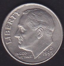 AMERİKA 1 DIME 1995 D