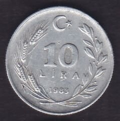 1983 Yılı 10 Lira