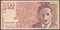 Kolombiya 1000 Pesos 2015 Çilaltı
