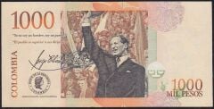 Kolombiya 1000 Pesos 2015 Çilaltı