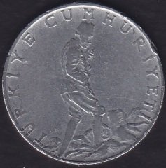 1964 Yılı 2.5 Lira Ters