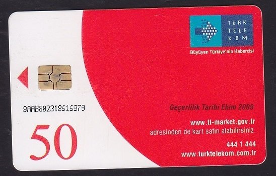 TÜRK TELEKOM 50 KONTÖR - CEM YILMAZ -SKT EKİM 2009 eski para alan yerler