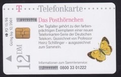 ALMANYA 12 MARK -KELEBEK RESİMLİ -SKT ARALIK 2001