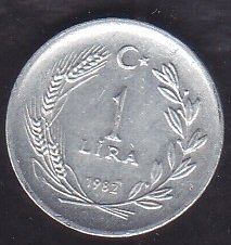 1982 YILI 1 LİRA eski para alan yerler