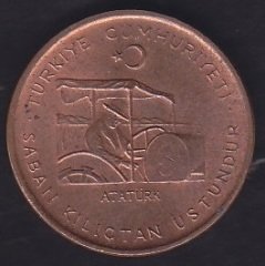 1971 YILI 10 KURUŞ  FAO ÇİLALTI ÇİL
