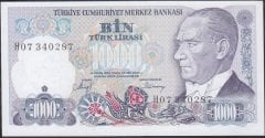 7.Emisyon 2.Tertip 1000 Lira H07 340287 Çilaltı Çil