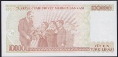 7.EMİSYON 3.TERTİP 100000 LİRA J16 916955 ÇİLALTI ÇİL