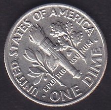 AMERİKA 1 DIME 1990 P