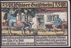 Almanya 75 Pfennig Notgeld 1921 Çil
