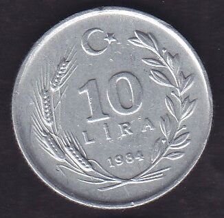 1984 Yılı 10 Lira