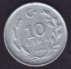 1984 Yılı 10 Lira