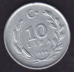 1984 Yılı 10 Lira