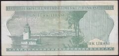 6.Emisyon 2.Tertip 10 Lira K51 394323 Çok Temiz+