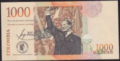 Kolombiya 1000 Pesos 2015 Çilaltı