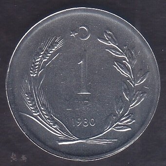 1980 YILI 1 LİRA ÇİL eski para değerleri