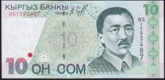 Kırgızistan 10 Som 1997 Çil Pick 14