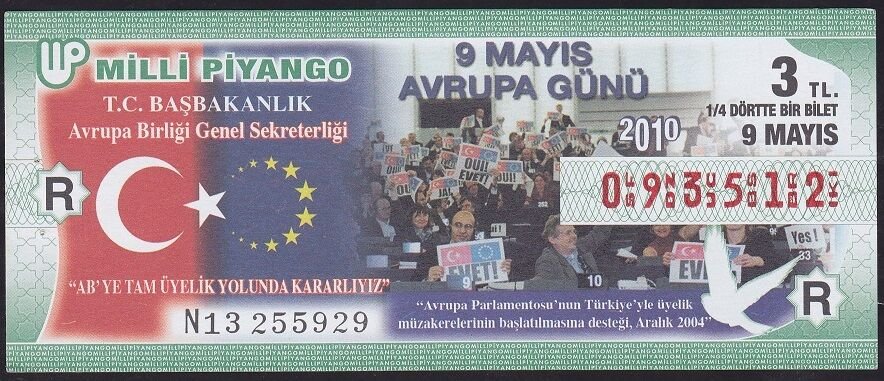 2010 9 Mayıs Çeyrek Bilet - R Serisi