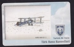 TÜRK TELEKOM 50 KONTÖR - AVRO 1920-23 2 UÇAK -SKT ŞUBAT 2008