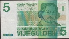 HOLLANDA 5 GULDEN 1973 ÇOK TEMİZ