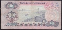 6.EMİSYON 1.TERTİP 1000 LİRA A65 094657 ÇOK TEMİZ