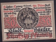 ALMANYA 50 PFENNİNG NOTGELD 1920 ÇİL