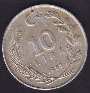 1985 Yılı 10 Lira
