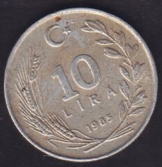 1985 Yılı 10 Lira