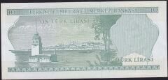 6.Emisyon 2.Tertip 10 Lira K42 095806 Çilaltı Çil