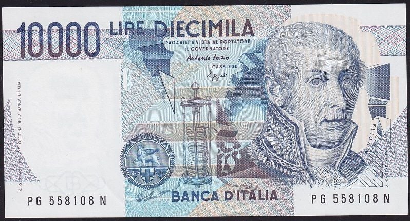 İtalya 10.000 Lire 1984 Çilaltı Çil