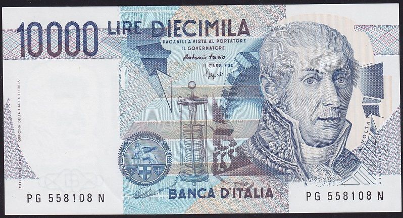 İtalya 10.000 Lire 1984 Çilaltı Çil
