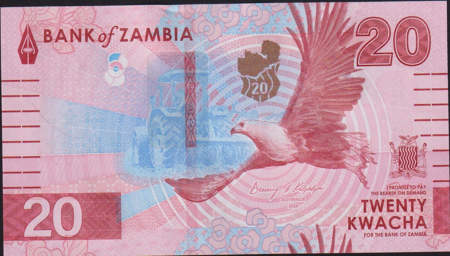 Zambia 20 Kwacha 2024 Çil