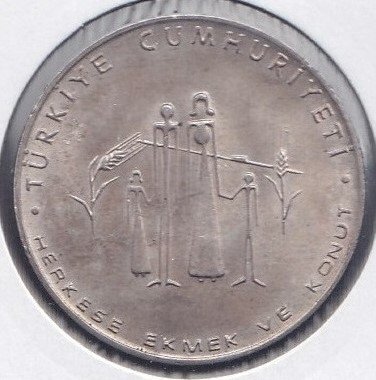 1977 YILI 50 LİRA FAO  HATIRA GÜMÜŞ ÇİLALTI ÇİL